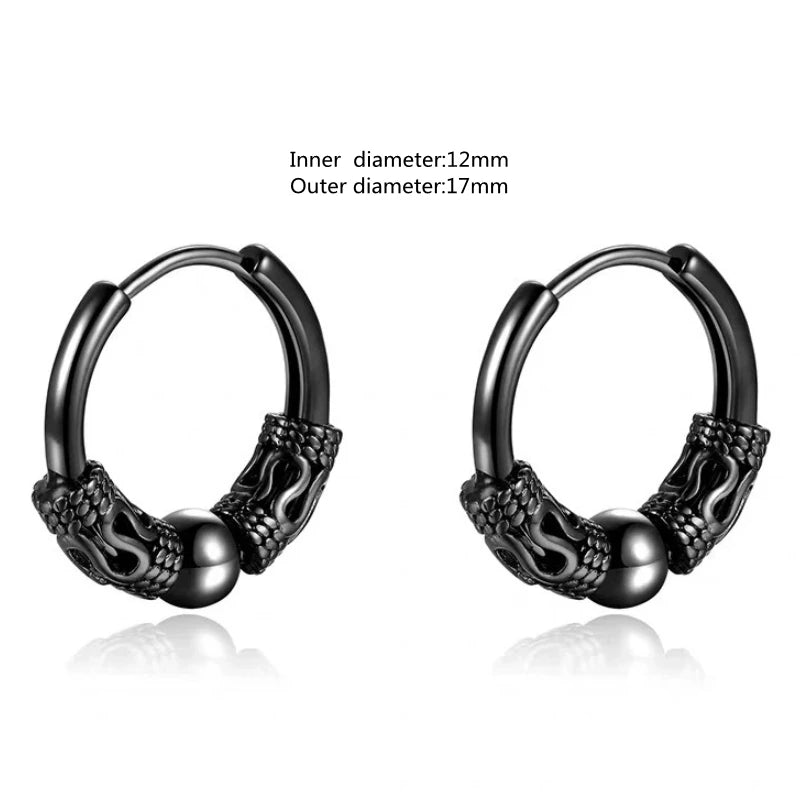 Huggie Hoop Earrings Small Earrings Women Men Ear Piercing Ring Anti-Allergic Jewelry