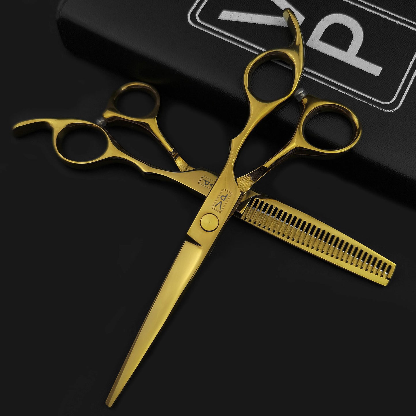 6.0" Hair Scissors Professional Hairdressing Scissors Set Barber Scissors Thinning Shears Hair Cutting Tool Hairdresser Scissors
