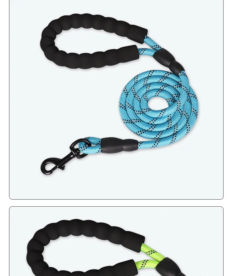 150/200/300cm Strong Dog Pet Leash Reflective Leash Large Small Dog Leash Golden Retriever Explosion Proof Punching Dog Harness