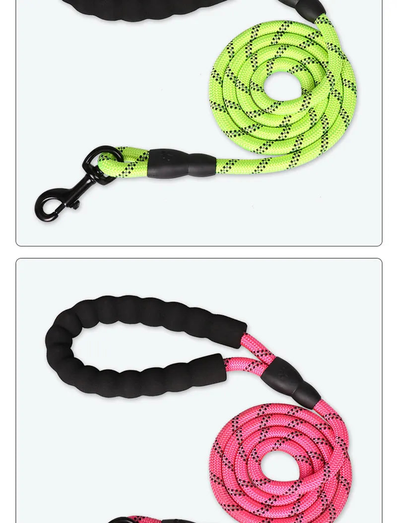 150/200/300cm Strong Dog Pet Leash Reflective Leash Large Small Dog Leash Golden Retriever Explosion Proof Punching Dog Harness