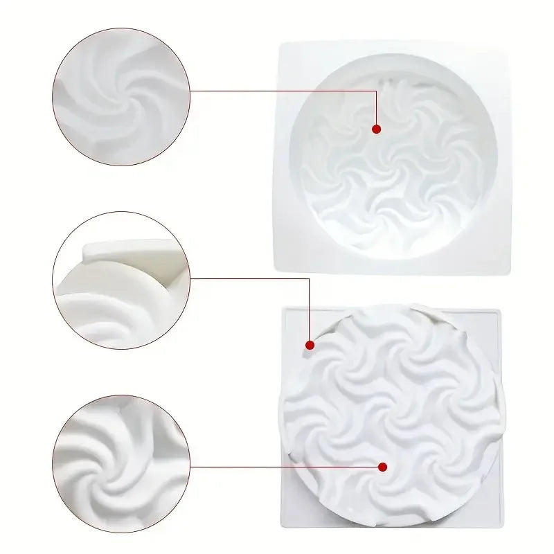 Round Mousse Cake Silicone Mold For Baking Pan Chocolate Fondant Dessert Brownie Pastry Reusable Kitchen Cake Baking Tools