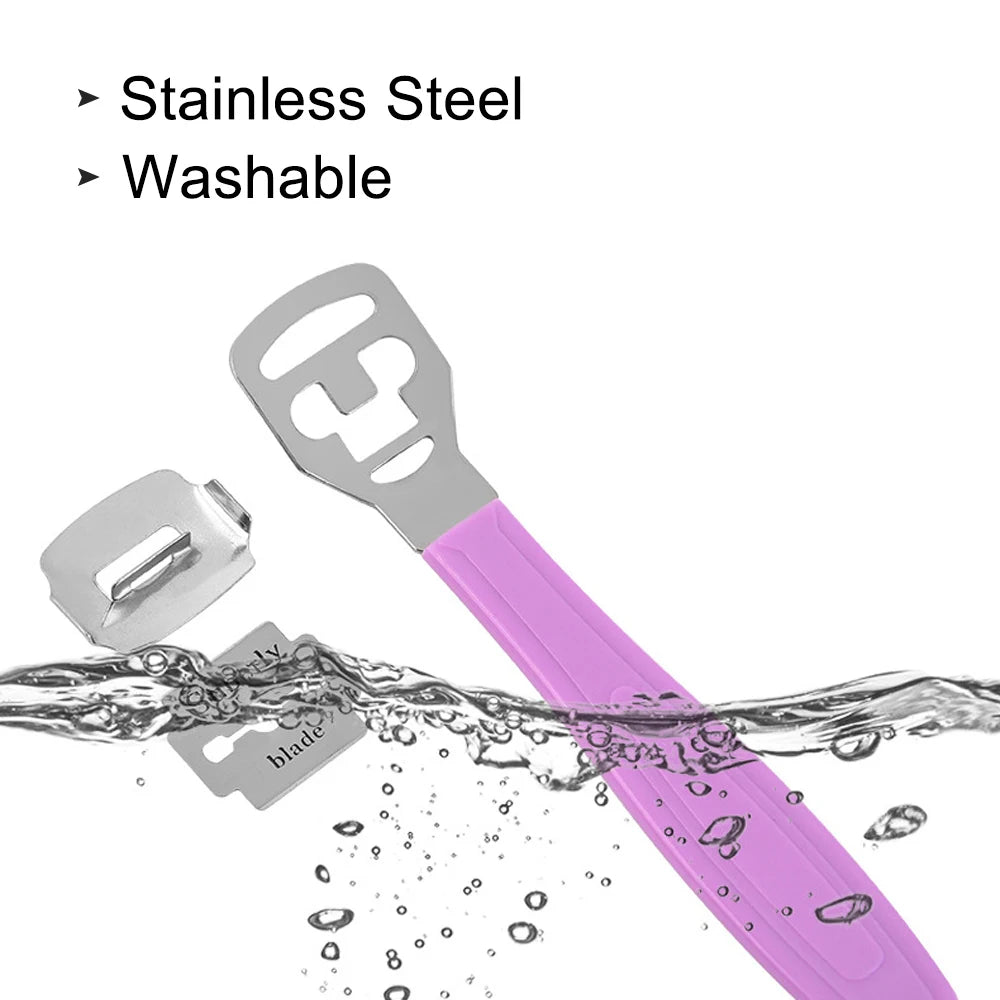 Stainless Steel Callus Remover Feet Shaver Corn Cuticle Cutter Dead Skin Removal Rasp File Foot Care Professional Pedicure Tools