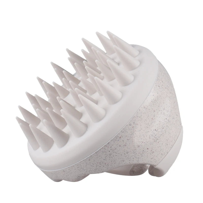 Hair Scalp Massager Brush Silicone Shampoo Brush Head Scrubber Scalp Brush