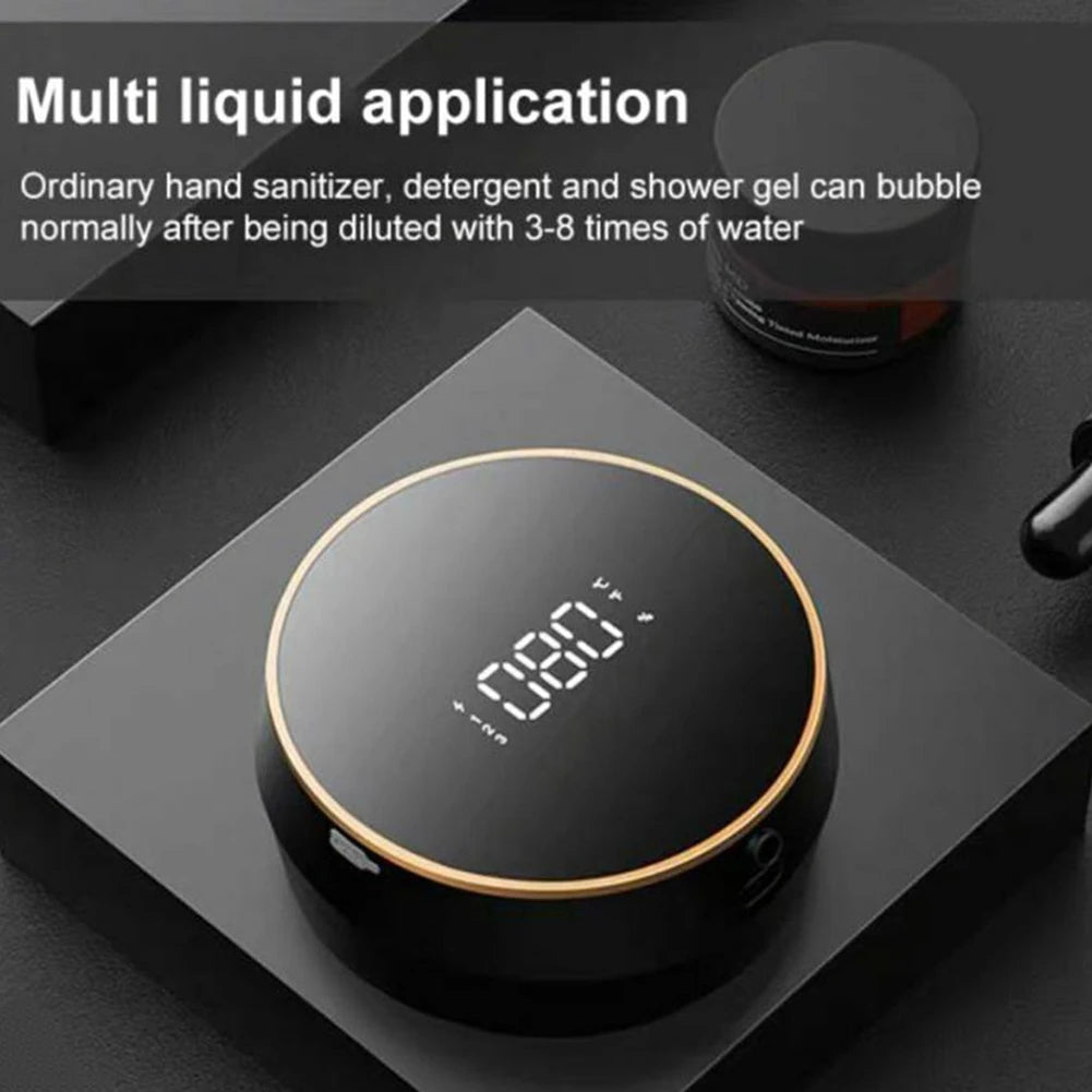 Smart Soap Dispenser Wall-mounted USB Touchless Water Foam Machine Infrared Automatic Soap Dispenser Bathroom Accessories