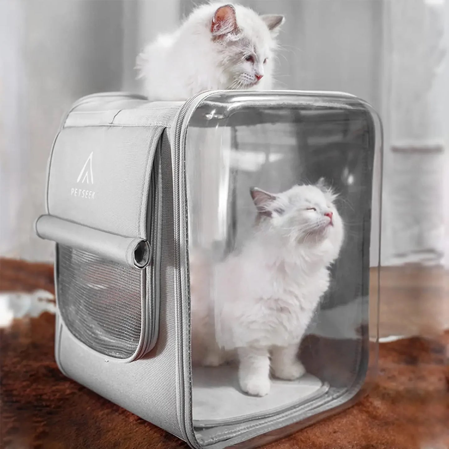 Cat/dog Backpack Carrier Large Pet Backpack Carrier, 17lbs Load-Bearing Ventilated Design Dog Backpack Carrier for Small Dogs