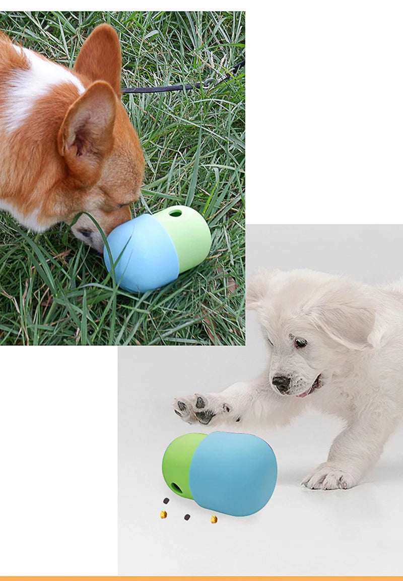Dog Toys Leaking Ball Funny Interactive Pet Slow Feeder Bowl Puzzle Toy Pet Tooth Cleaning Chew Toys Pet Supplies