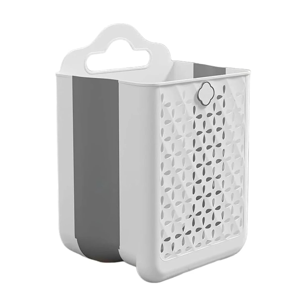 1pc, PP+TPR material, foldable portable laundry basket, dirty clothes basket, storage basket