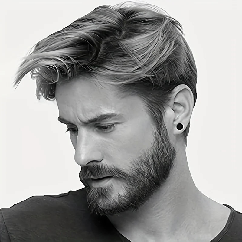 4-14 Pairs Earrings For Men, Black Earrings Mens Earrings, Stainless Steel Stud Earrings For Women Huggie Hoop Earrings Set
