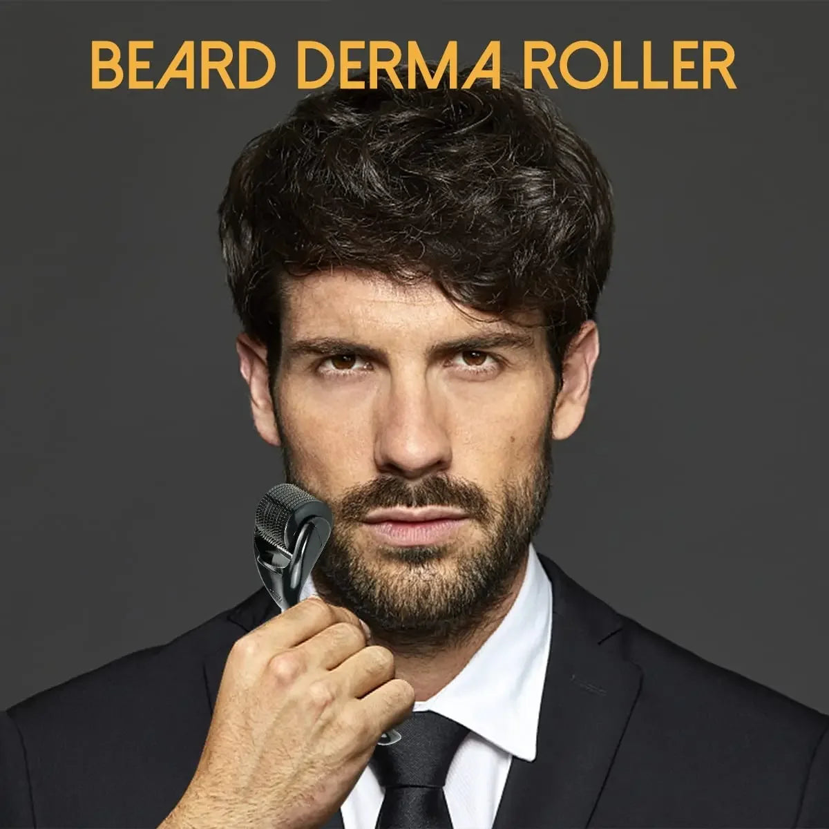 Derma Roller for Facial Body Hair Growth,540 Needles, Micro Face Roll Tool, Skin Beard, 0.2mm, 0.25mm, 0.3mm