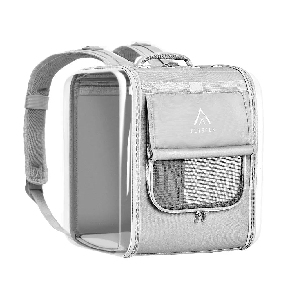 Cat/dog Backpack Carrier Large Pet Backpack Carrier, 17lbs Load-Bearing Ventilated Design Dog Backpack Carrier for Small Dogs