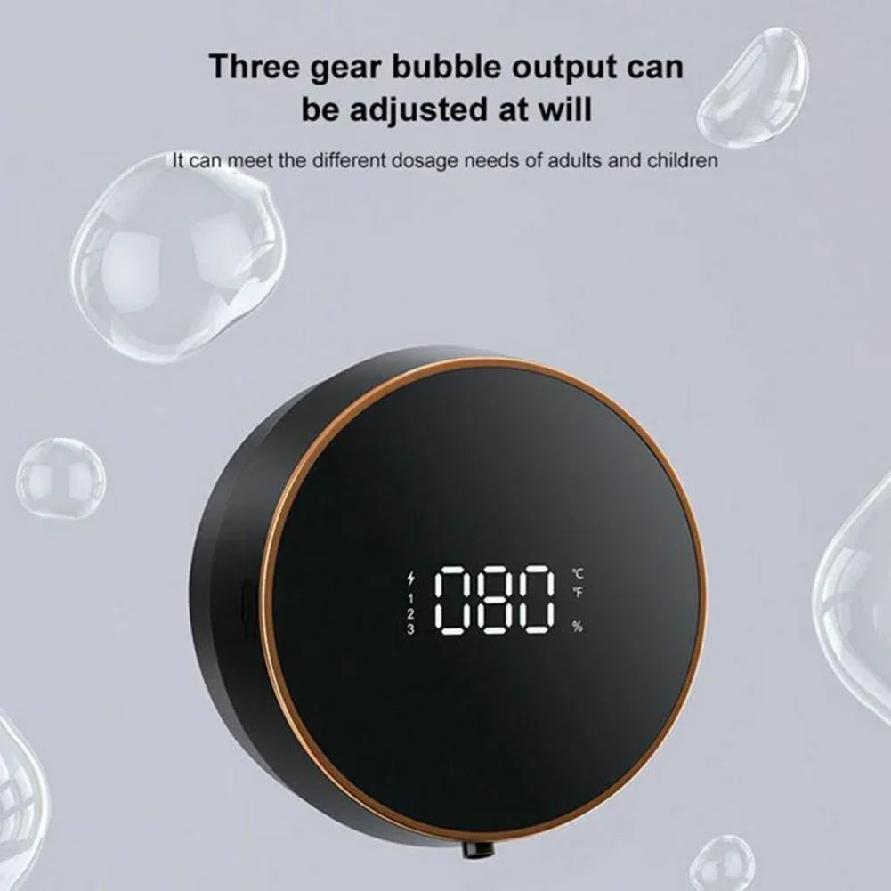 Smart Soap Dispenser Wall-mounted USB Touchless Water Foam Machine Infrared Automatic Soap Dispenser Bathroom Accessories