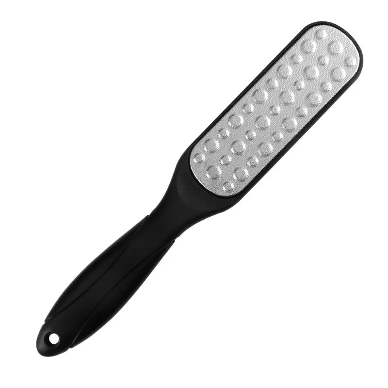 1pc Stainless Steel Foot File Double-Sided Foot Rasp Callus Remover Professional Pedicure Tools Foot Scrubber Dead Skin Remover