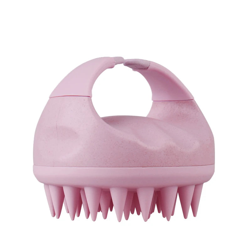Hair Scalp Massager Brush Silicone Shampoo Brush Head Scrubber Scalp Brush