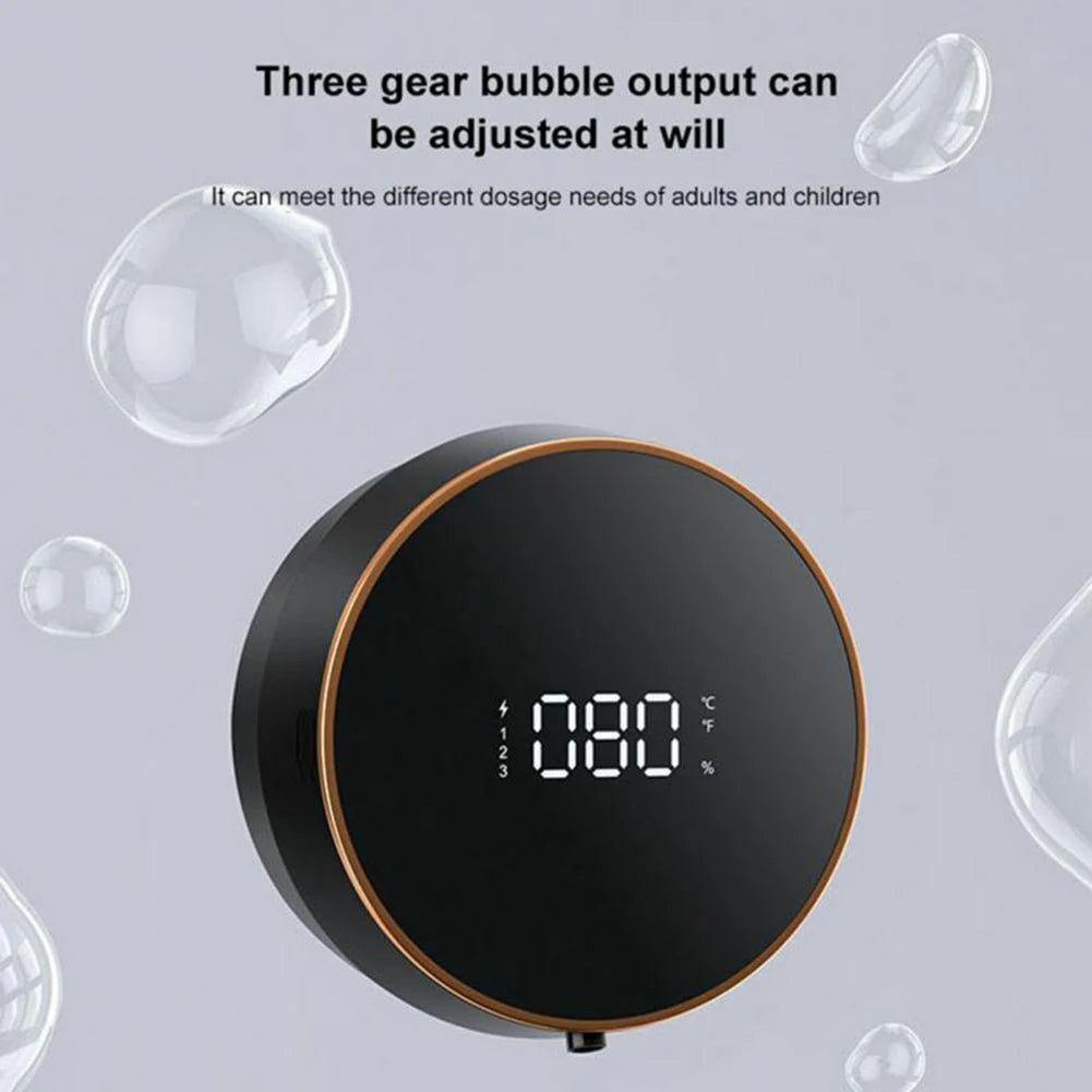 Smart Soap Dispenser Wall-mounted USB Touchless Water Foam Machine Infrared Automatic Soap Dispenser Bathroom Accessories