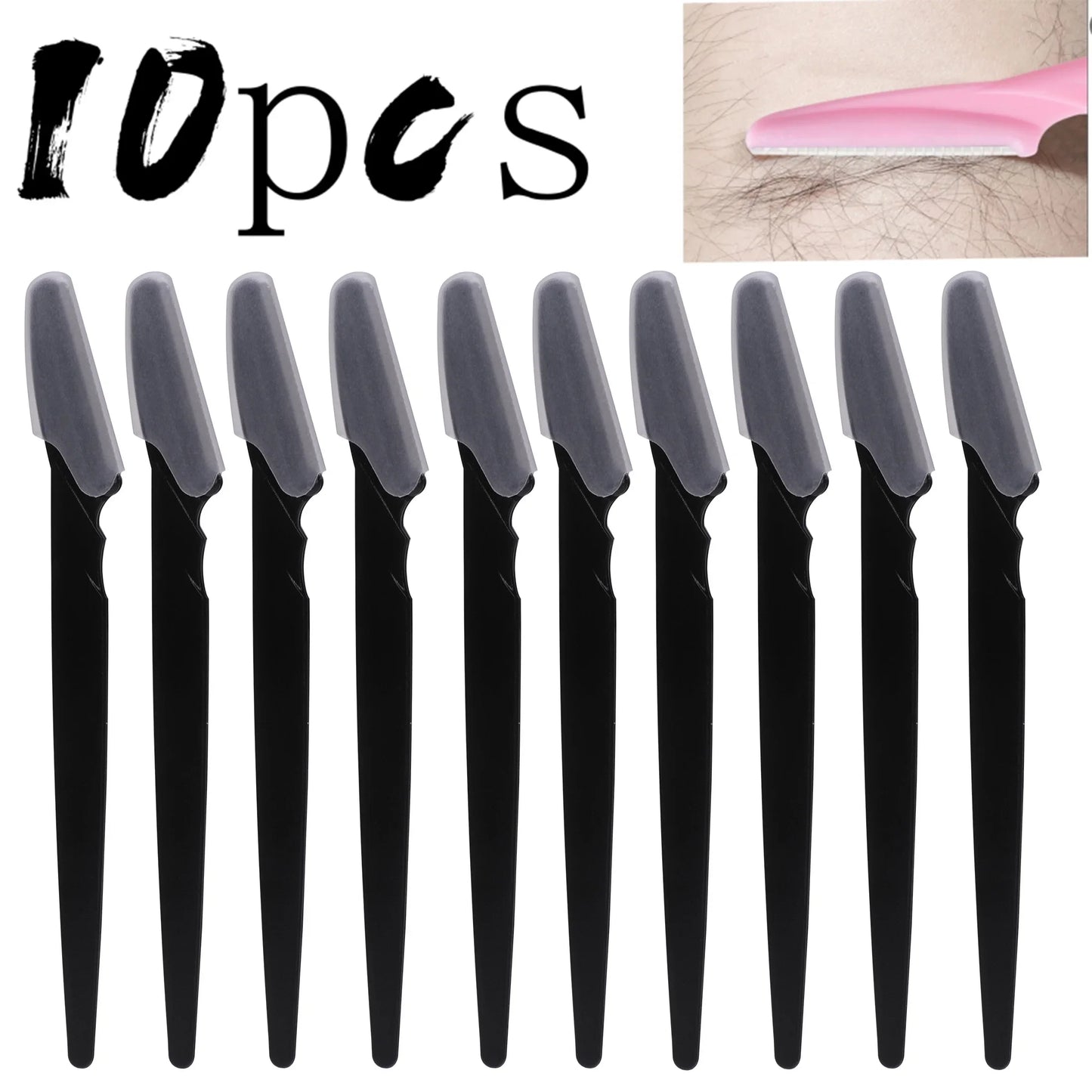 Eyebrow Razor and Face Razor for Women and Men Eyebrow Hair Trimmer and Shaver Dermaplaning Tool for Face with Protective Cover