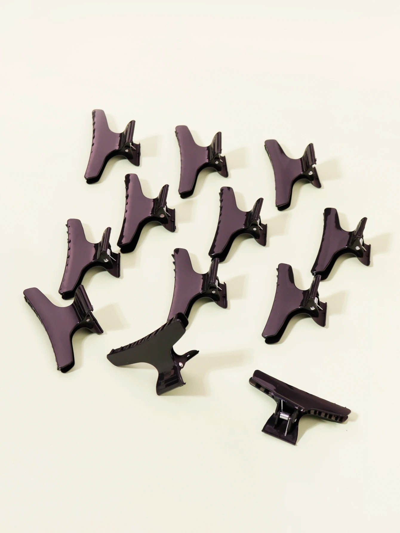 12PCS Smooth Butterfly Hair Clips, Non slip Women's Hair Clips