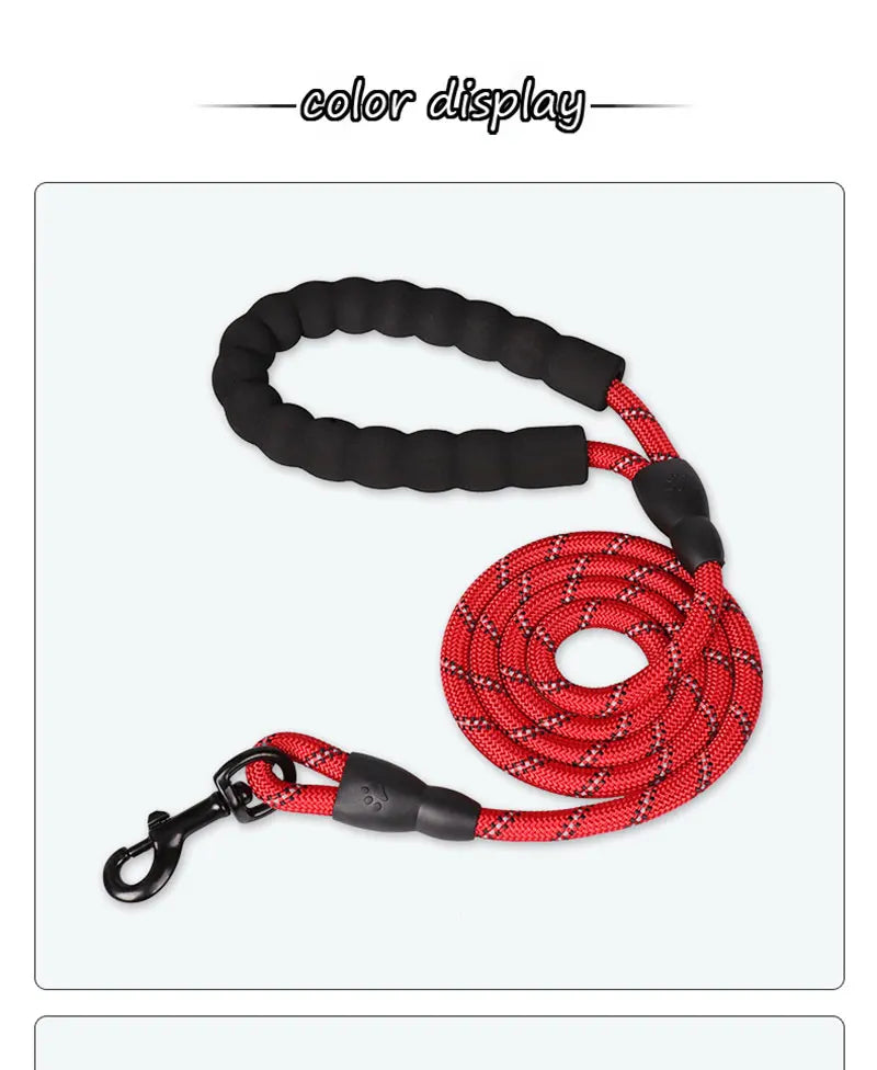 150/200/300cm Strong Dog Pet Leash Reflective Leash Large Small Dog Leash Golden Retriever Explosion Proof Punching Dog Harness