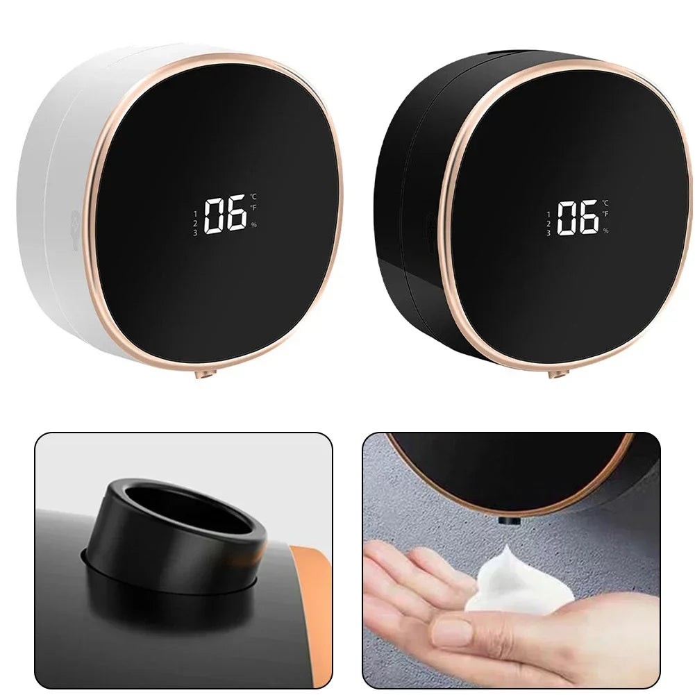 Smart Soap Dispenser Wall-mounted USB Touchless Water Foam Machine Infrared Automatic Soap Dispenser Bathroom Accessories
