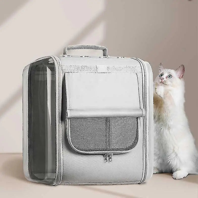 Cat/dog Backpack Carrier Large Pet Backpack Carrier, 17lbs Load-Bearing Ventilated Design Dog Backpack Carrier for Small Dogs