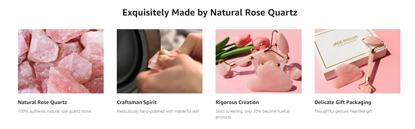 Green Natural Jade Roller Gua Sha Set Facial Body Massager Roller Face Lifting Beauty Massage Tools Rose Glass Quartz Massager