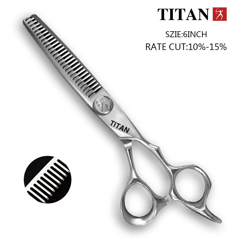 TITAN professional hairdresser barber tools salon hair cutting thinning shears set of 6.0 7 inch hair scissors