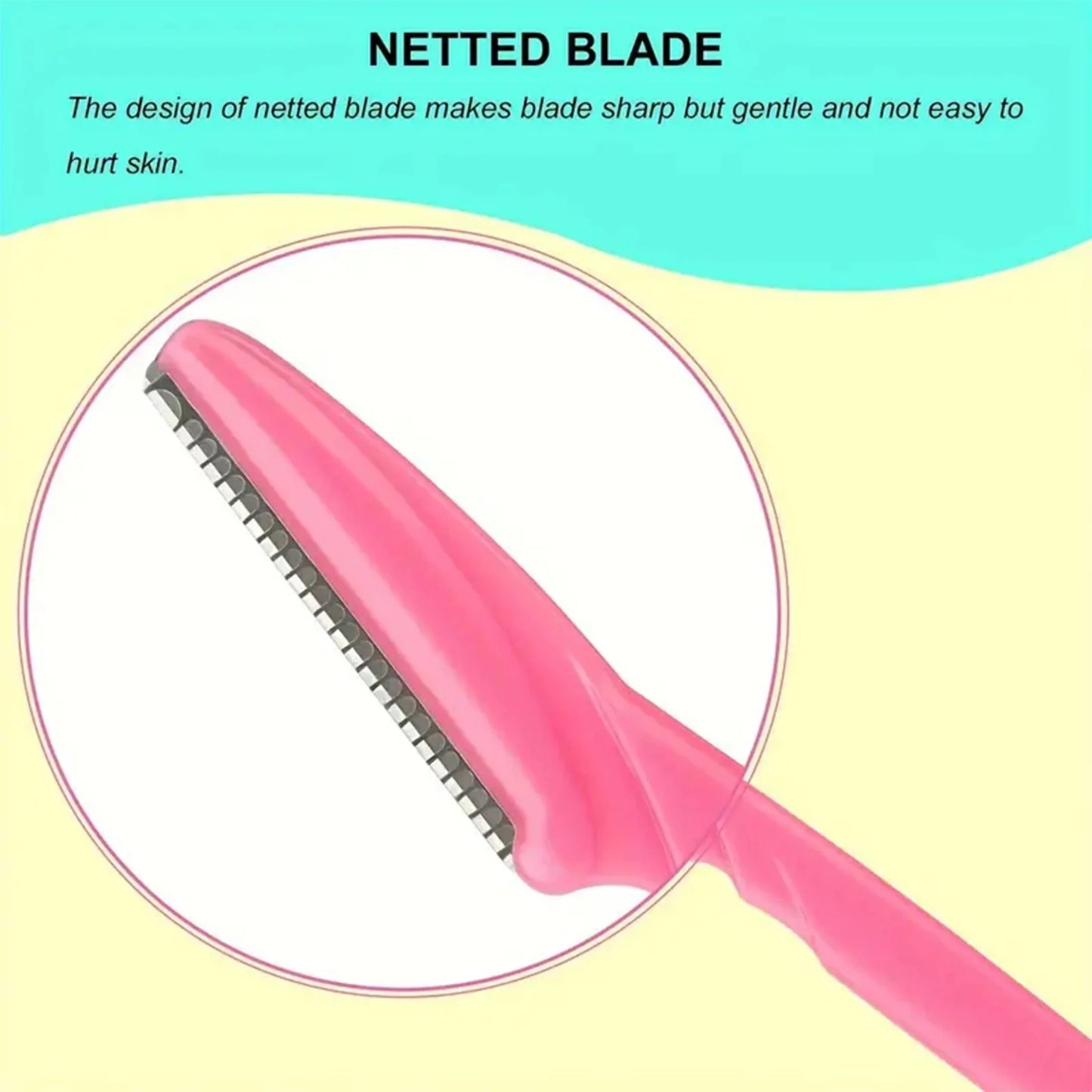 Eyebrow Razor and Face Razor for Women and Men Eyebrow Hair Trimmer and Shaver Dermaplaning Tool for Face with Protective Cover