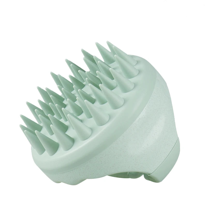 Hair Scalp Massager Brush Silicone Shampoo Brush Head Scrubber Scalp Brush