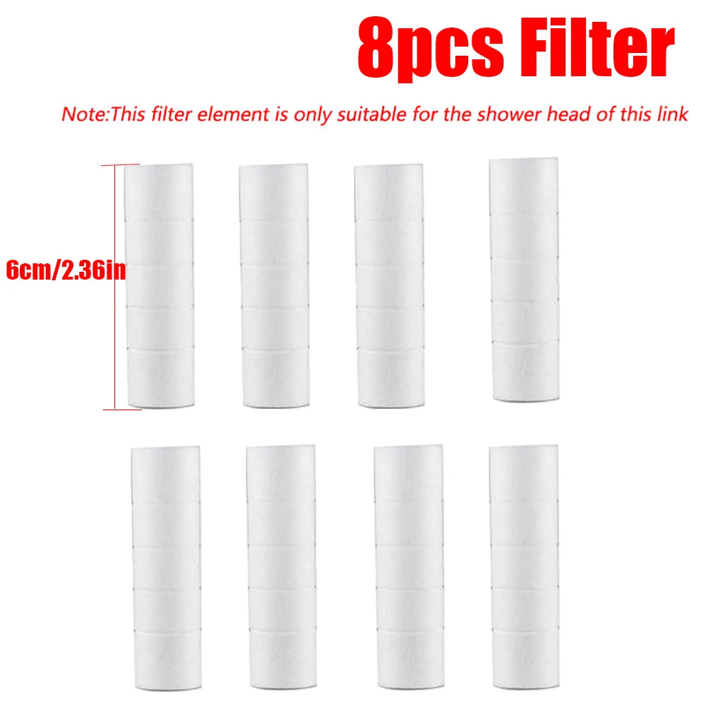 13CM Big Panel High Pressure Shower Head with Filter 3 Modes Large Flow Spray Rainfall Nozzle Square Bathroom ShowerHead