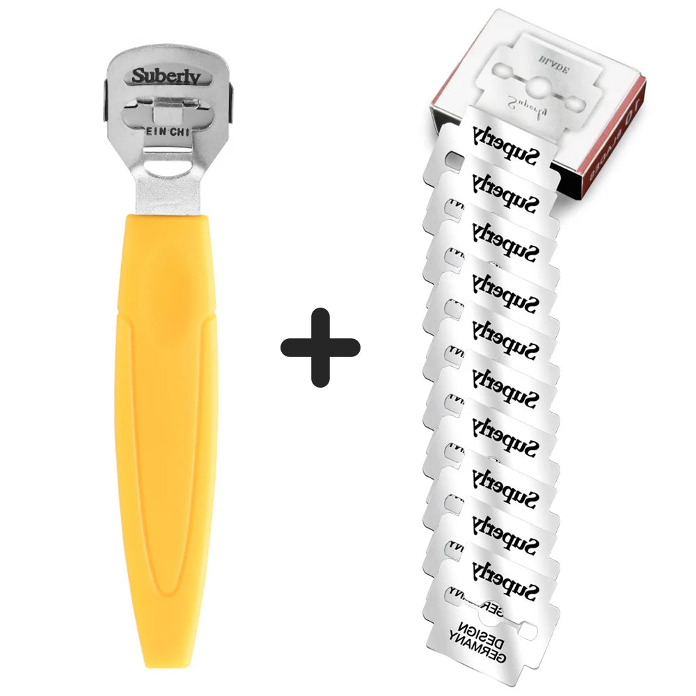 Stainless Steel Callus Remover Feet Shaver Corn Cuticle Cutter Dead Skin Removal Rasp File Foot Care Professional Pedicure Tools