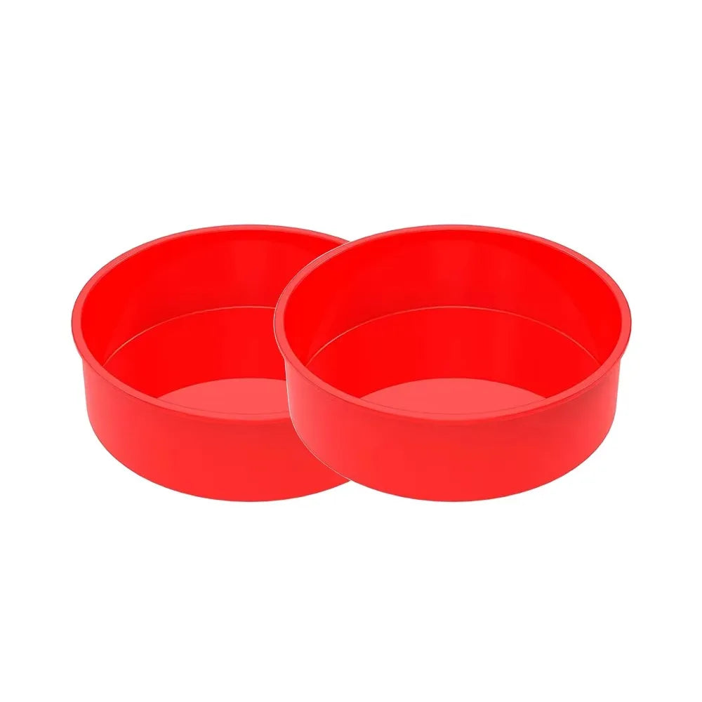 4 6 8 Inch Round Cake Pans Silicone Molds for Baking Layer Cakes Cheese Chiffon Rainbow Cake Baking Pans