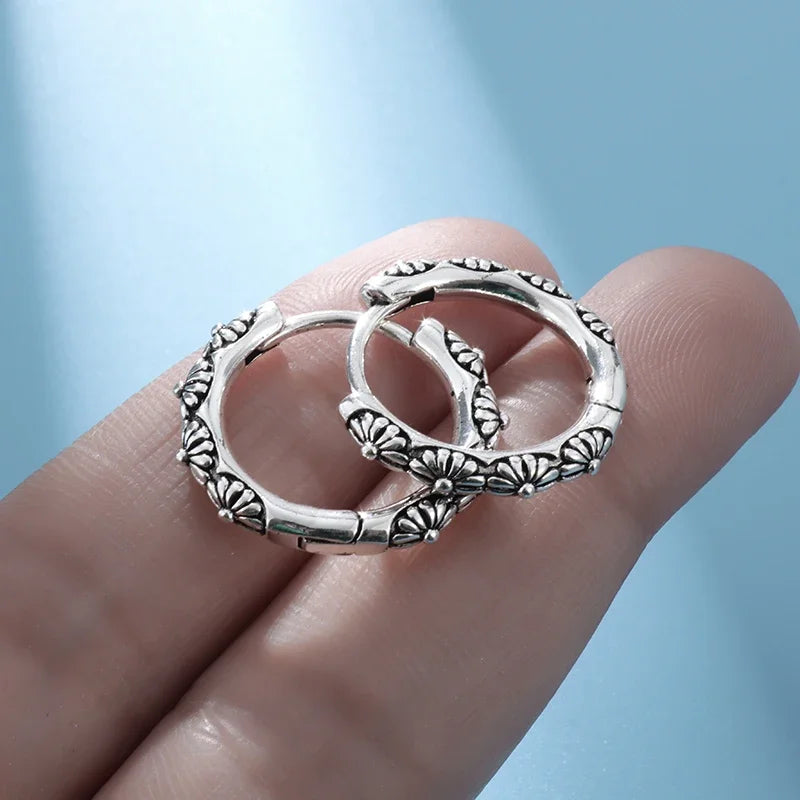 Huggie Hoop Earrings Small Earrings Women Men Ear Piercing Ring Anti-Allergic Jewelry