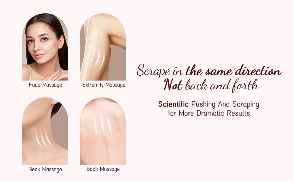 Green Natural Jade Roller Gua Sha Set Facial Body Massager Roller Face Lifting Beauty Massage Tools Rose Glass Quartz Massager