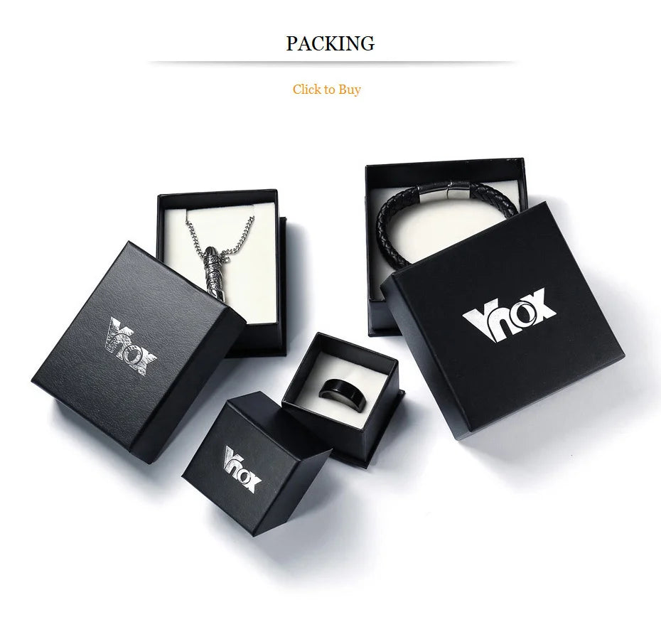 Vnox 18-70cm Curb Chain Necklaces 3-11mm Men's Miami Cuban Link Classic Punk Heavy Metal Stainless Steel Long Women Necklace