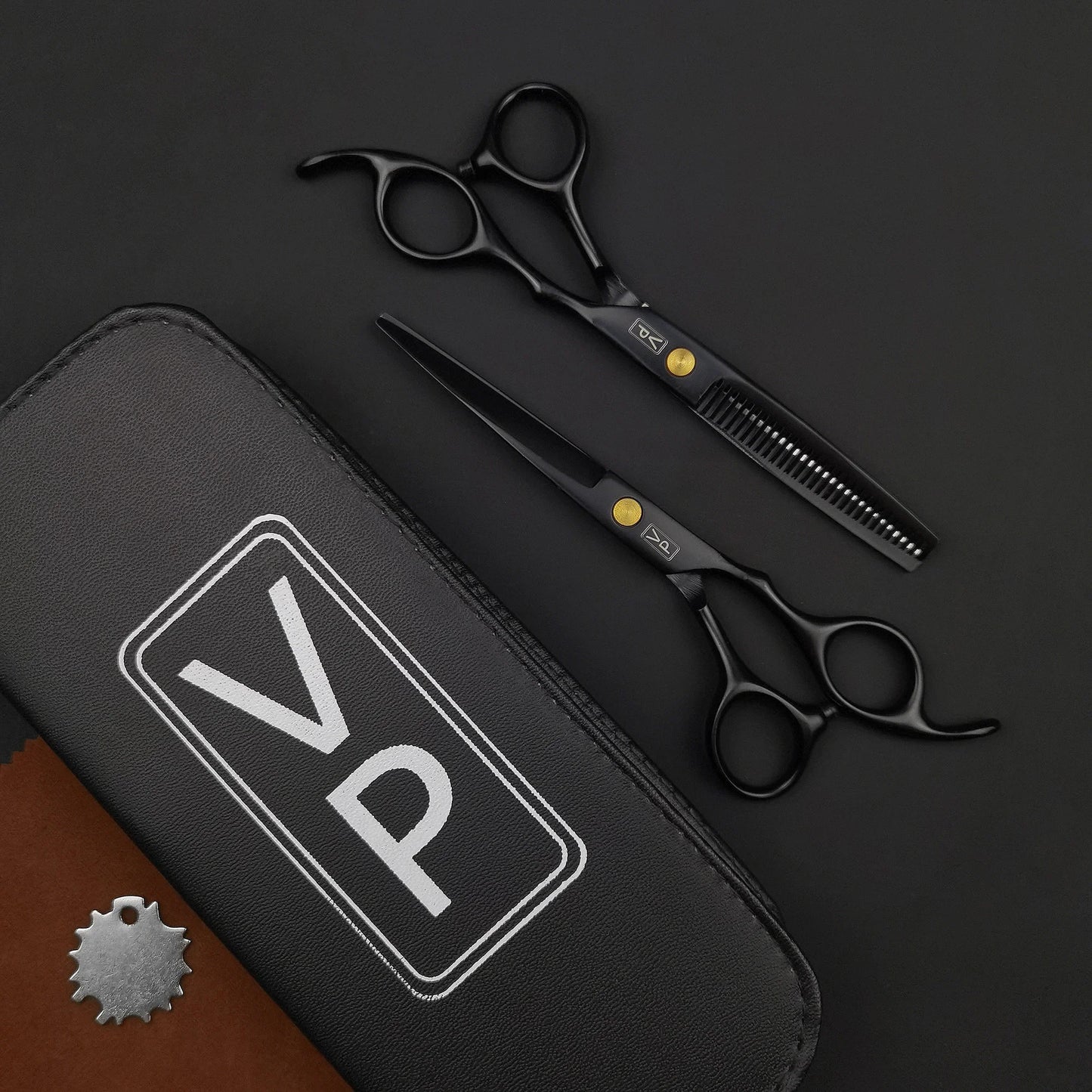 6.0" Hair Scissors Professional Hairdressing Scissors Set Barber Scissors Thinning Shears Hair Cutting Tool Hairdresser Scissors