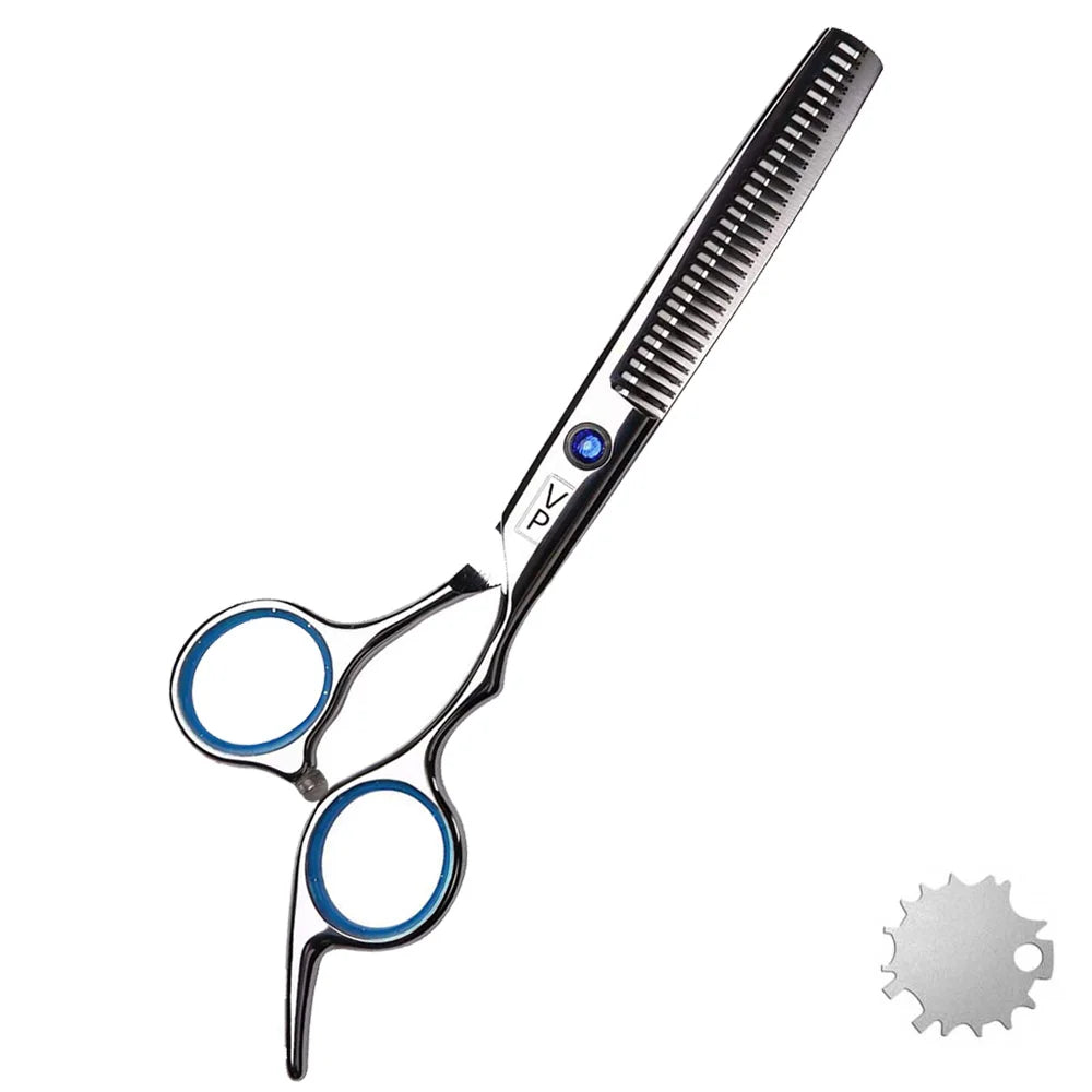 6.0" Hair Scissors Professional Hairdressing Scissors Set Barber Scissors Thinning Shears Hair Cutting Tool Hairdresser Scissors