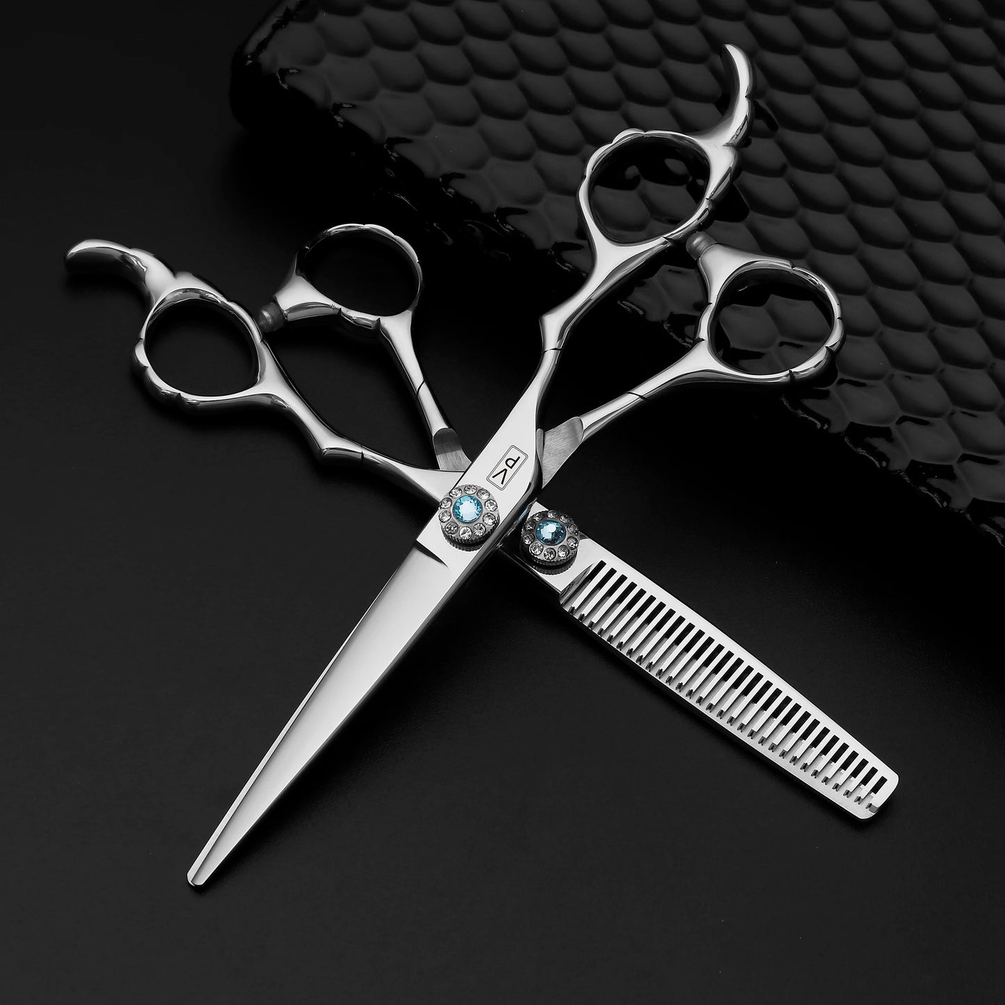 6.0" Hair Scissors Professional Hairdressing Scissors Set Barber Scissors Thinning Shears Hair Cutting Tool Hairdresser Scissors