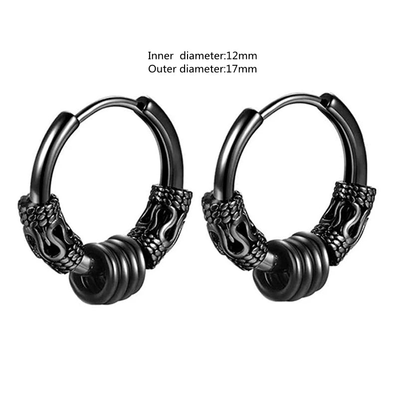Huggie Hoop Earrings Small  Earrings Women Men Ear Piercing Ring Anti-Allergic Jewelry