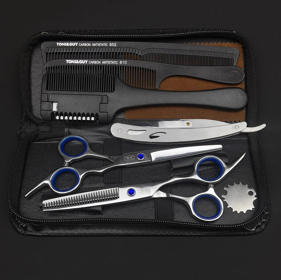 6.0" Hair Scissors Professional Hairdressing Scissors Set Barber Scissors Thinning Shears Hair Cutting Tool Hairdresser Scissors