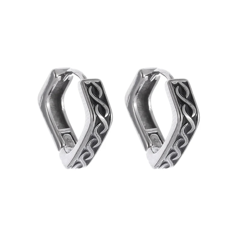 Huggie Hoop Earrings Small  Earrings Women Men Ear Piercing Ring Anti-Allergic Jewelry