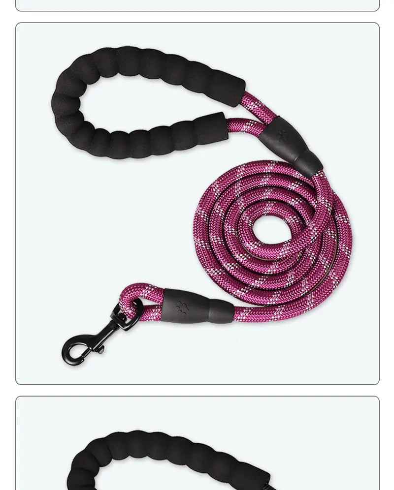 150/200/300cm Strong Dog Pet Leash Reflective Leash Large Small Dog Leash Golden Retriever Explosion Proof Punching Dog Harness