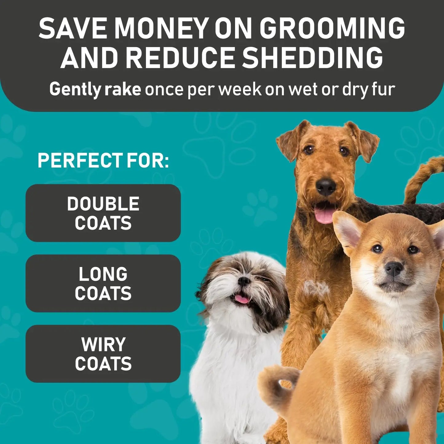 Pet Deshedding Brush Silicone Grooming Gloves Cat Dog Hair Remover Pet Comb Gloves Cleaning Hair Removal Shedding Supplies