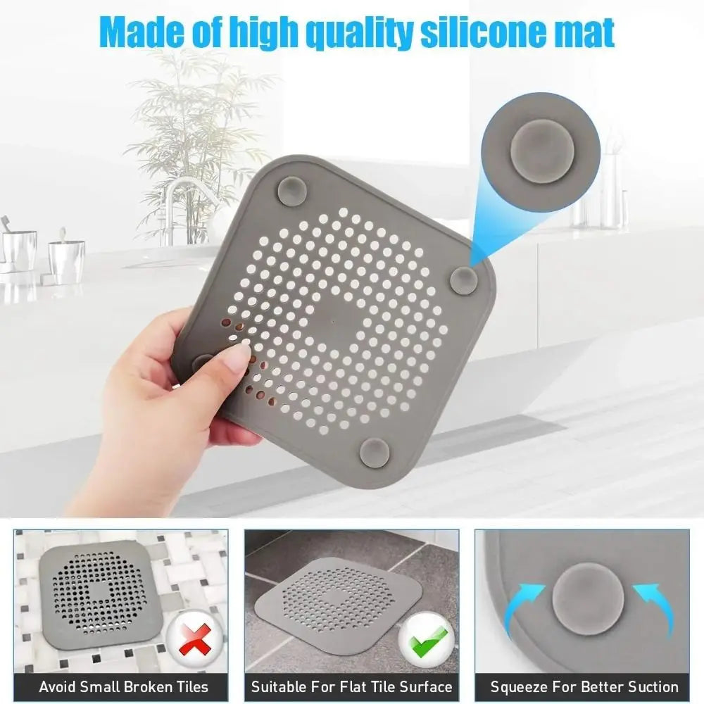 Silicone Kitchen Sink Strainer Home & Kitchen Hair Drain Catcher Shower Drain Strainer Bathtub Drain Strainers Durable