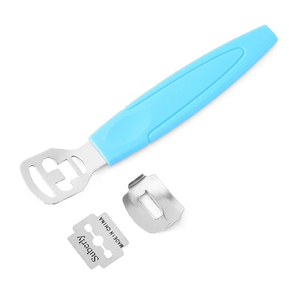 Stainless Steel Callus Remover Feet Shaver Corn Cuticle Cutter Dead Skin Removal Rasp File Foot Care Professional Pedicure Tools