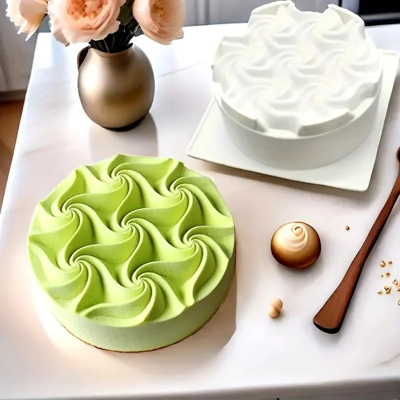 Round Mousse Cake Silicone Mold For Baking Pan Chocolate Fondant Dessert Brownie Pastry Reusable Kitchen Cake Baking Tools