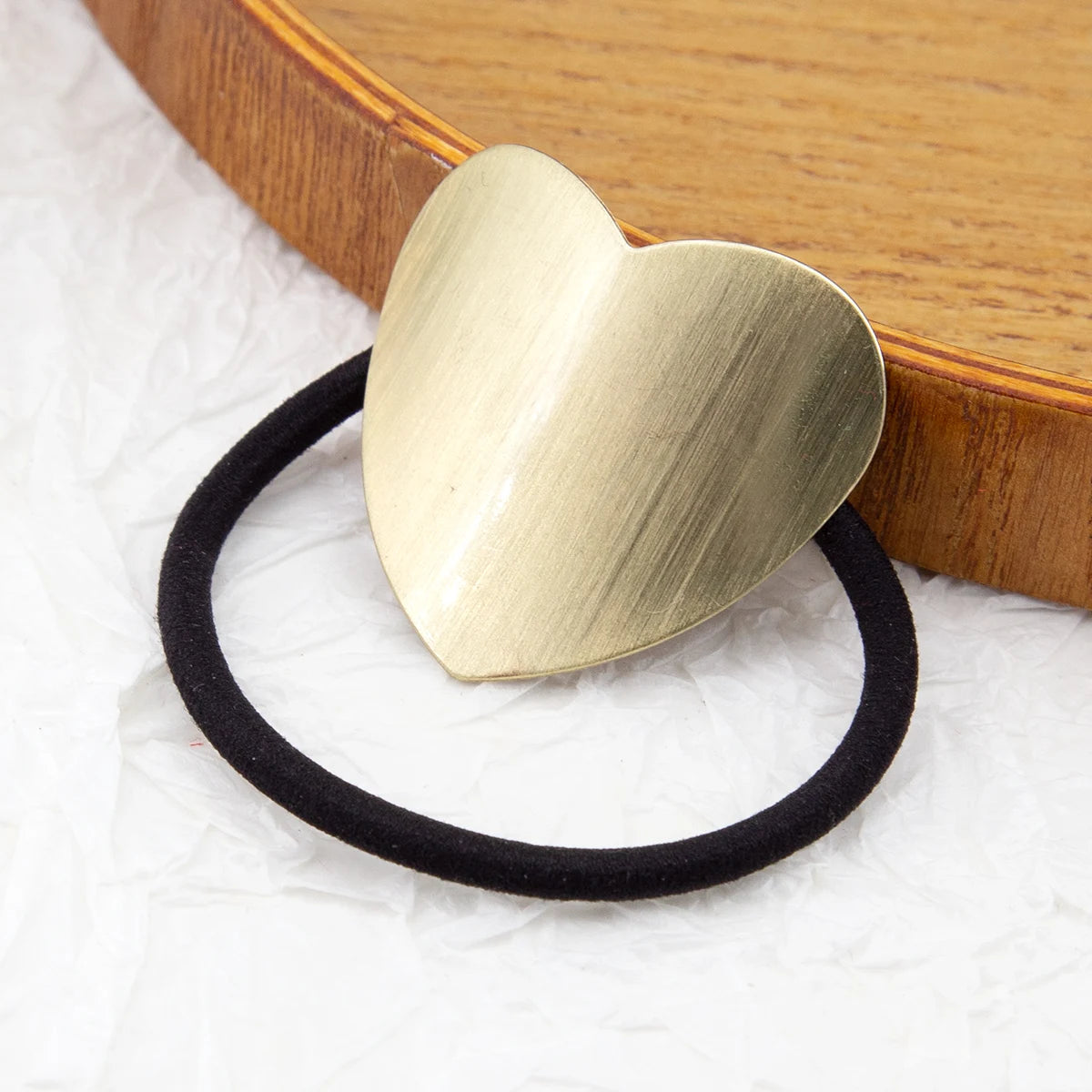 New Korea Women Hair Ropes Metal Hair Bands Ponytail Holder Rubber Band Gum for Hair Ties Scrunchies Hairband Hair Accessories