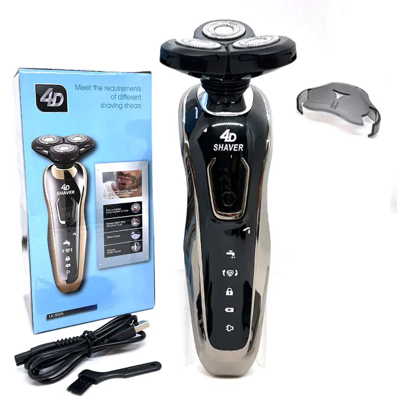 New Electric Shaver for Men 4D Electric Beard Trimmer USB Rechargeable Professional Hair Trimmer Hair Cutter Adult Razor for Men
