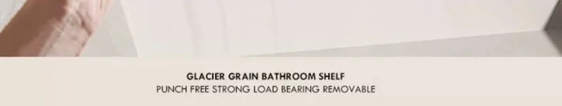 Bathroom Shelf No Drill Wall Mounted Toilet Organizer for Home Bathroom Storage
