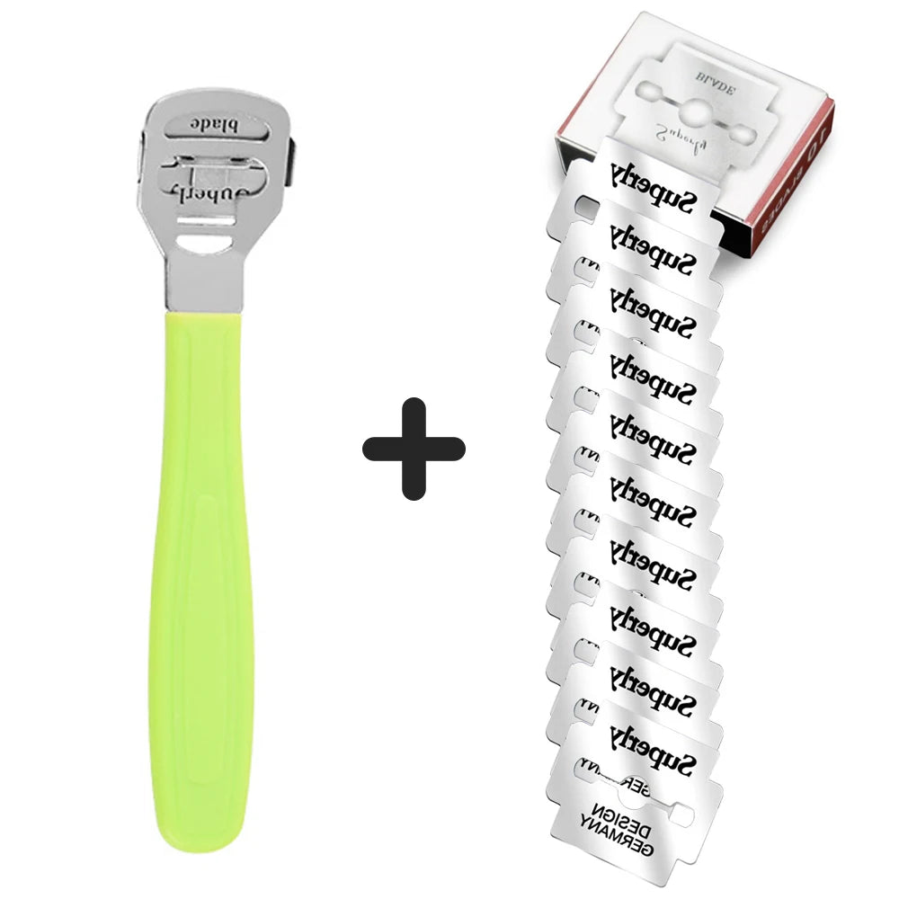 Stainless Steel Callus Remover Feet Shaver Corn Cuticle Cutter Dead Skin Removal Rasp File Foot Care Professional Pedicure Tools