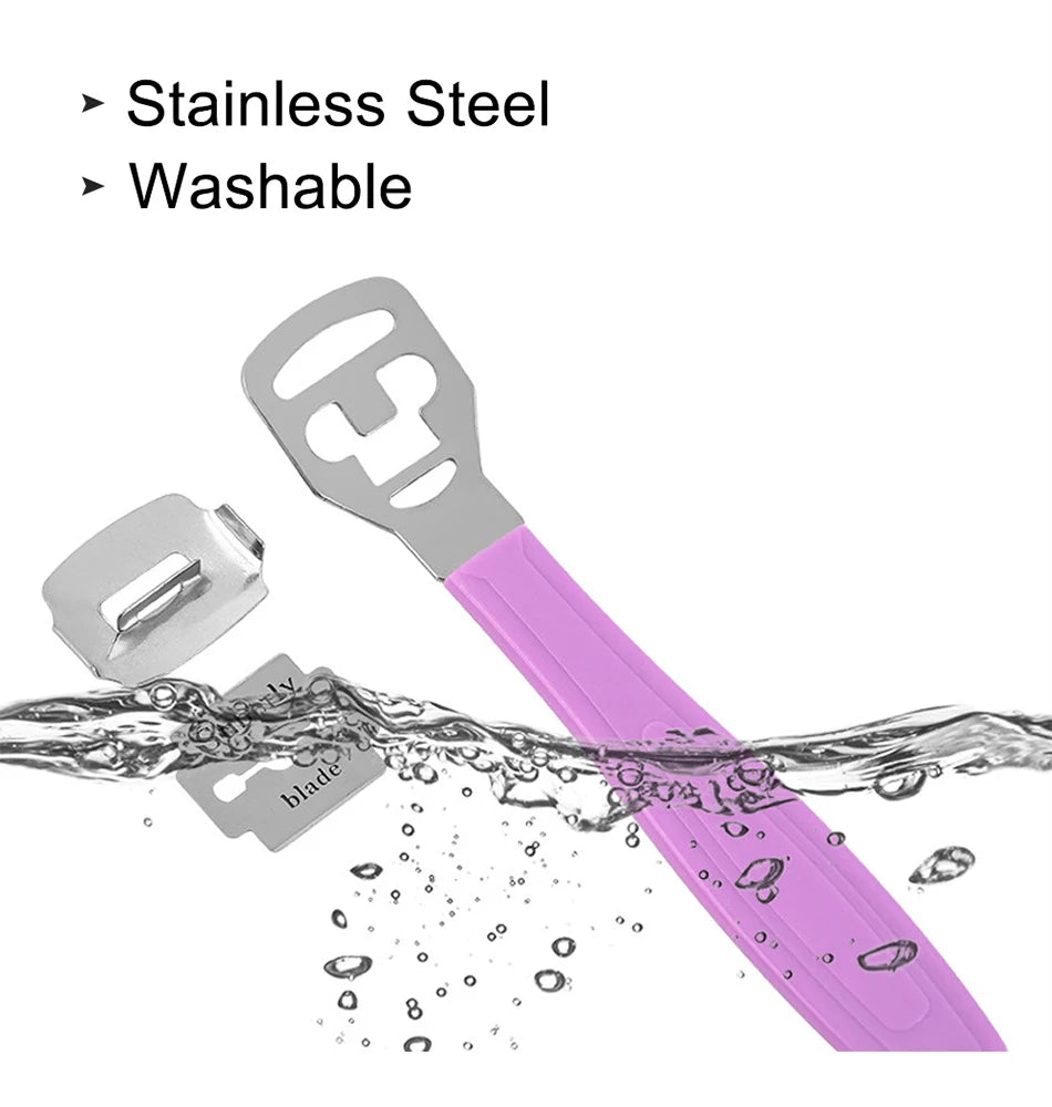 Stainless Steel Callus Remover Feet Shaver Corn Cuticle Cutter Dead Skin Removal Rasp File Foot Care Professional Pedicure Tools