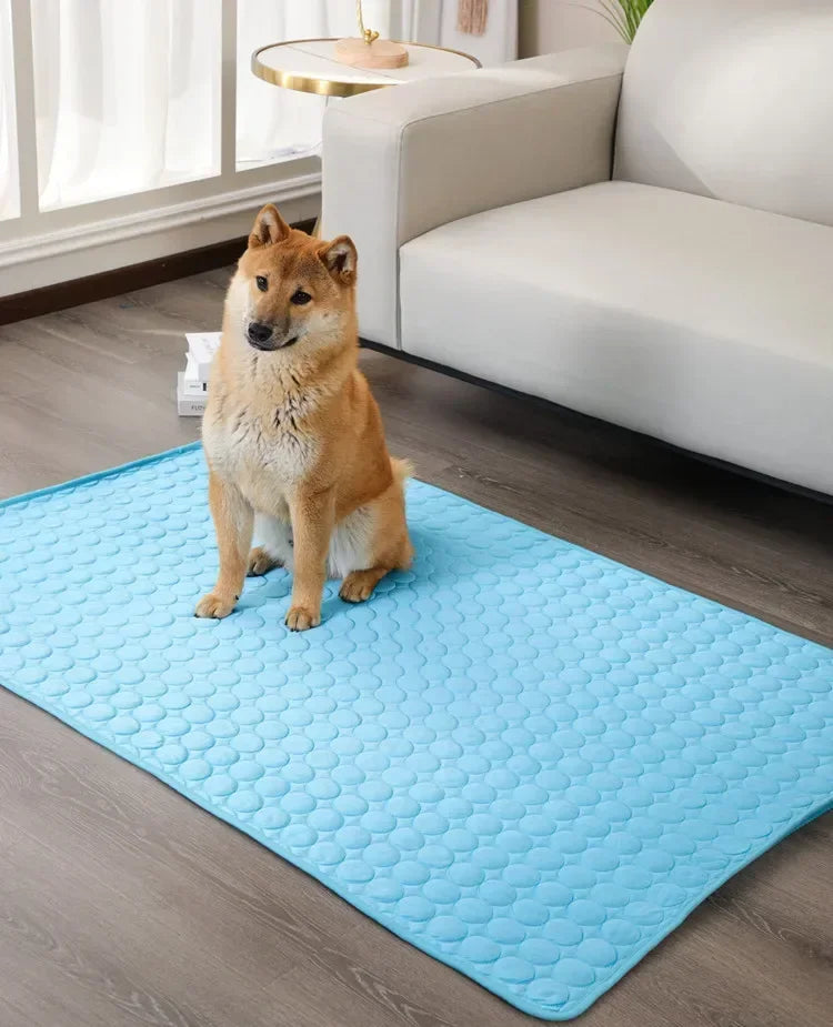 New Pet cooling pad Summer Cat and dog sofa Pad Soft Ice Silk Cold Feel Nest pad Summer dog cooling pad Dog bed